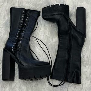Jeffrey Campbell platform boots